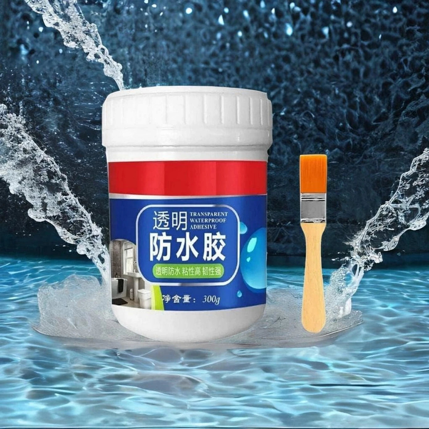 Transparent Waterproof Glue + Free Brush 🔥