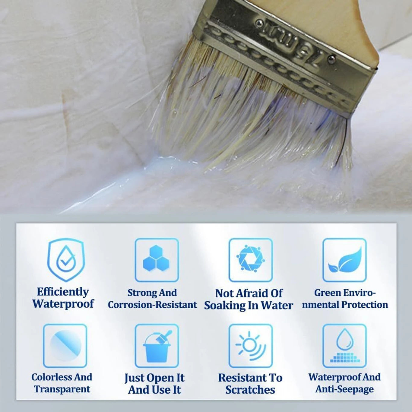 Transparent Waterproof Glue + Free Brush 🔥