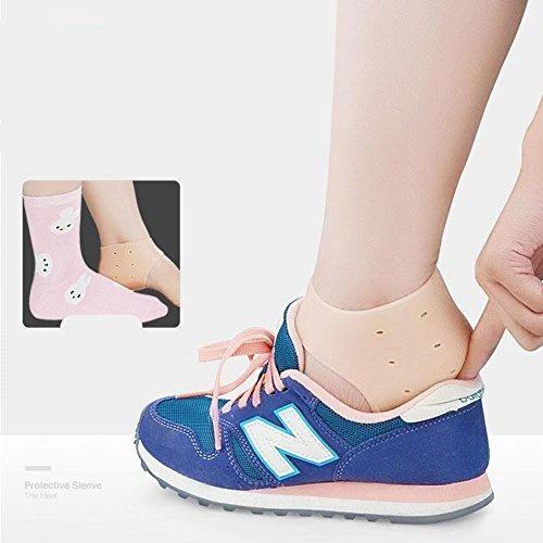 Medical Grade Silicone Gel Heel Sleeve for Dry Cracked Heel Repair