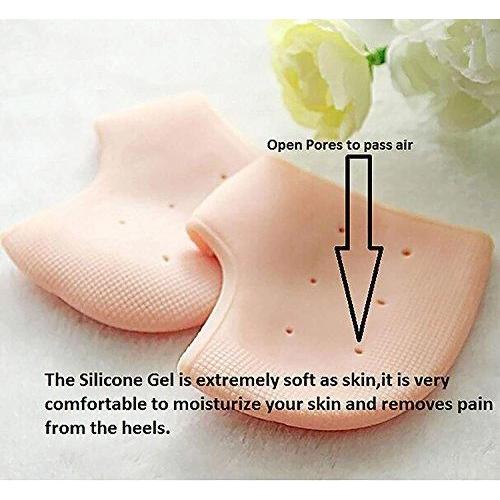 Medical Grade Silicone Gel Heel Sleeve for Dry Cracked Heel Repair