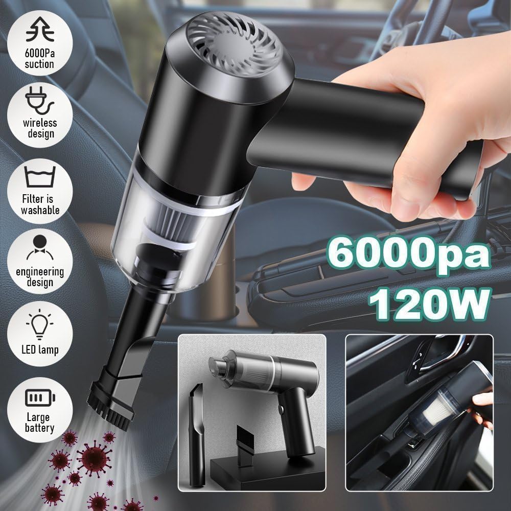 3-in-1 Wireless Mini Vacuum Cleaner