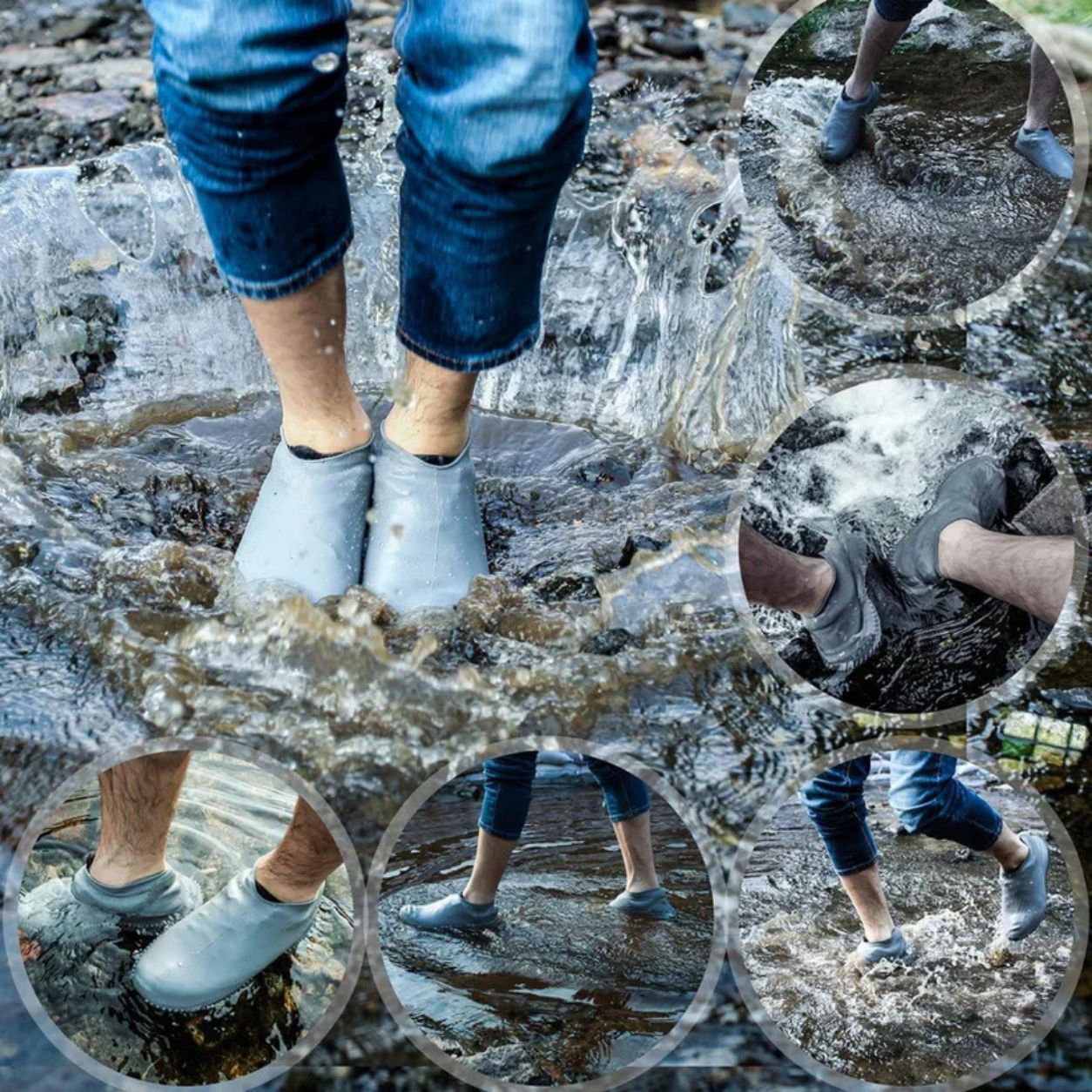 Waterproof Silicone Shoe Covers – Reusable, Anti-Skid Protection.