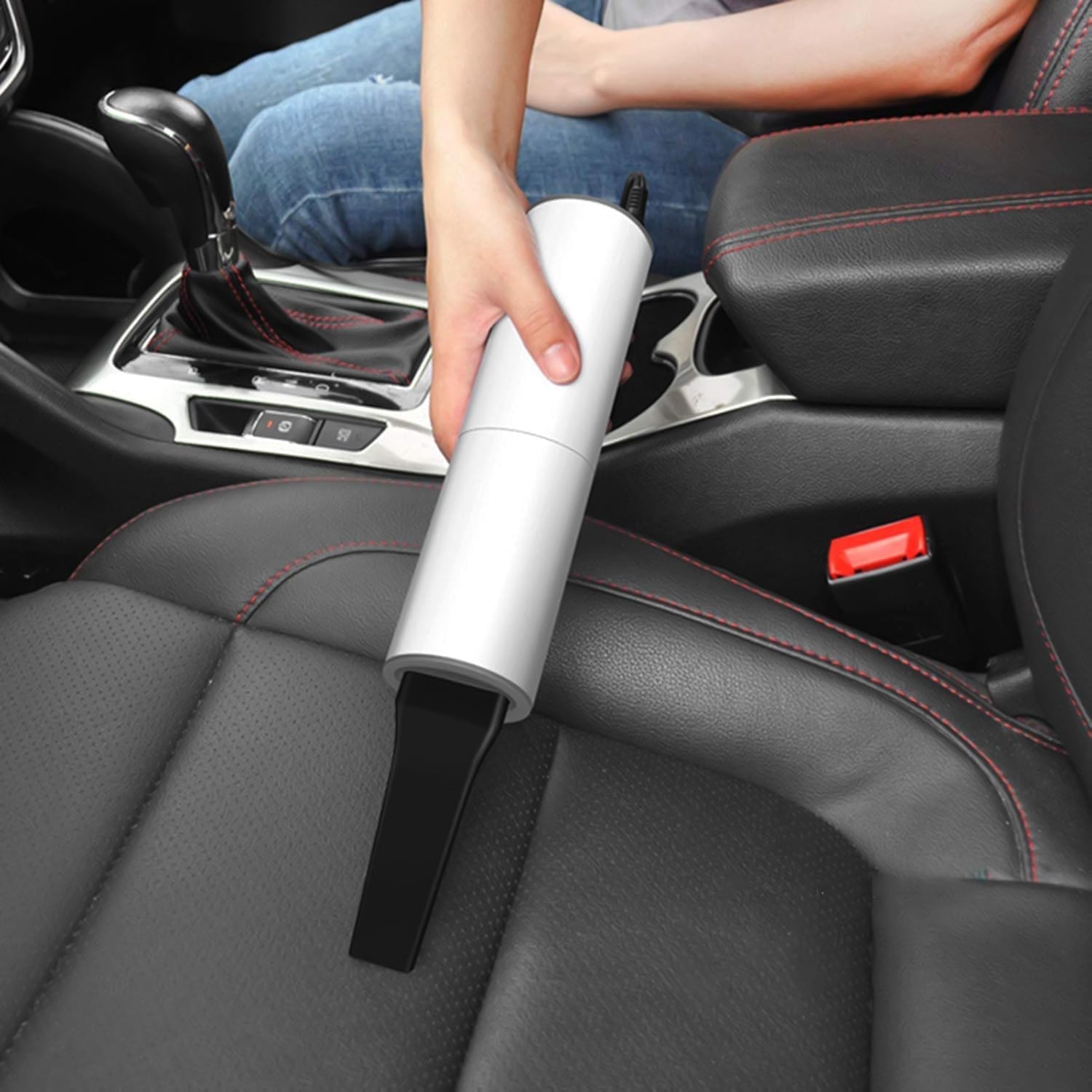Mini Portable Car Vacuum Cleaner - Handheld Wet & Dry Auto Vacuum