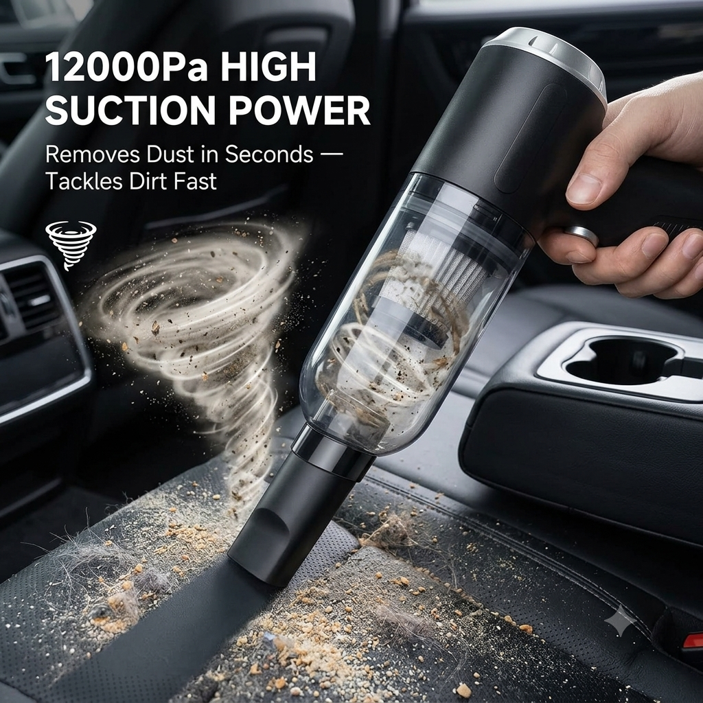ShopNex™ AirPro 3-in-1 Cordless Air Duster & Vacuum