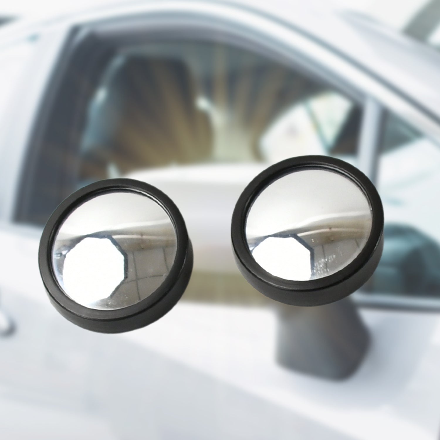 Car Blind Spot Mirror HD Glass – Frameless Round Convex Set of 2