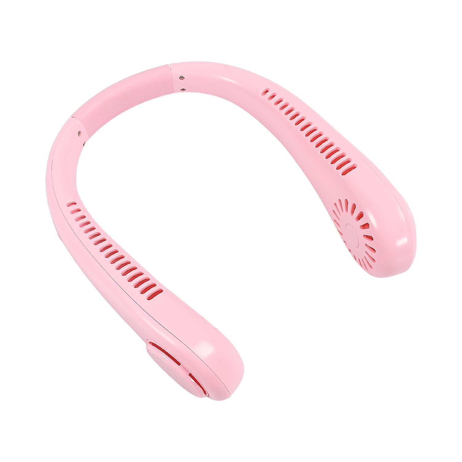 Portable Bladeless Neck Fan - Hands-Free, USB Rechargeable 360° Cooling