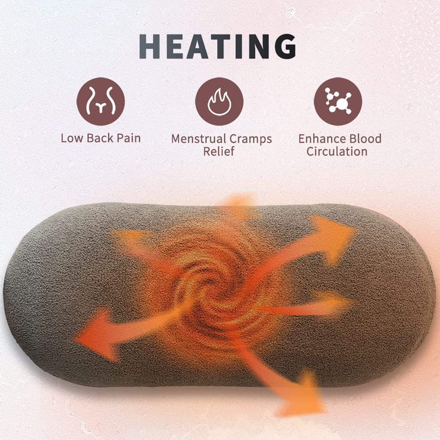 USB Rechargeable Heating Belt - Smart Warm Waist Massager