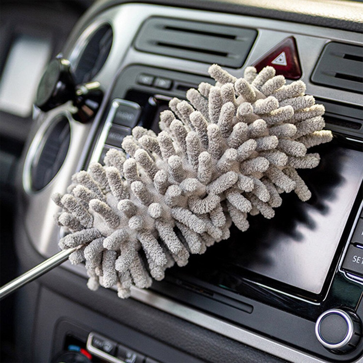 Multipurpose Microfiber Fan Cleaning Duster with Long Handle