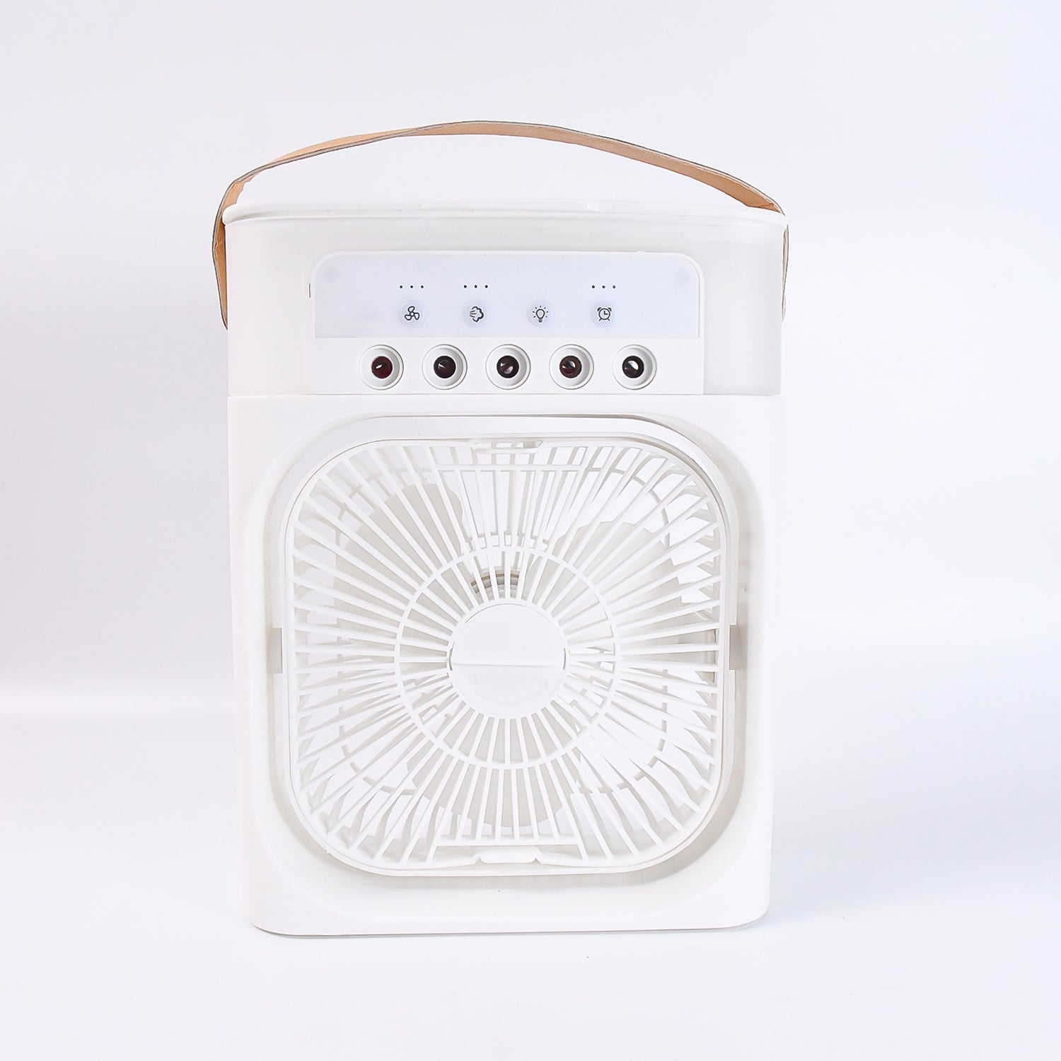 Portable Mini Air Conditioner Fan with 7-Color LED Light