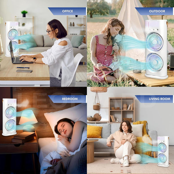 Dual-Blast Ice-Mist Air Cooler | Instant ₹800 OFF & Free COD 🧊