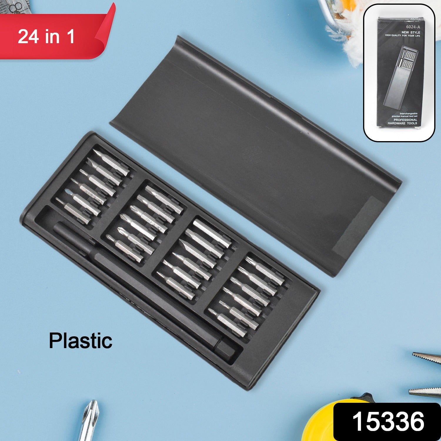 24-in-1 Precision Magnetic Screwdriver Kit for Electronics Repair