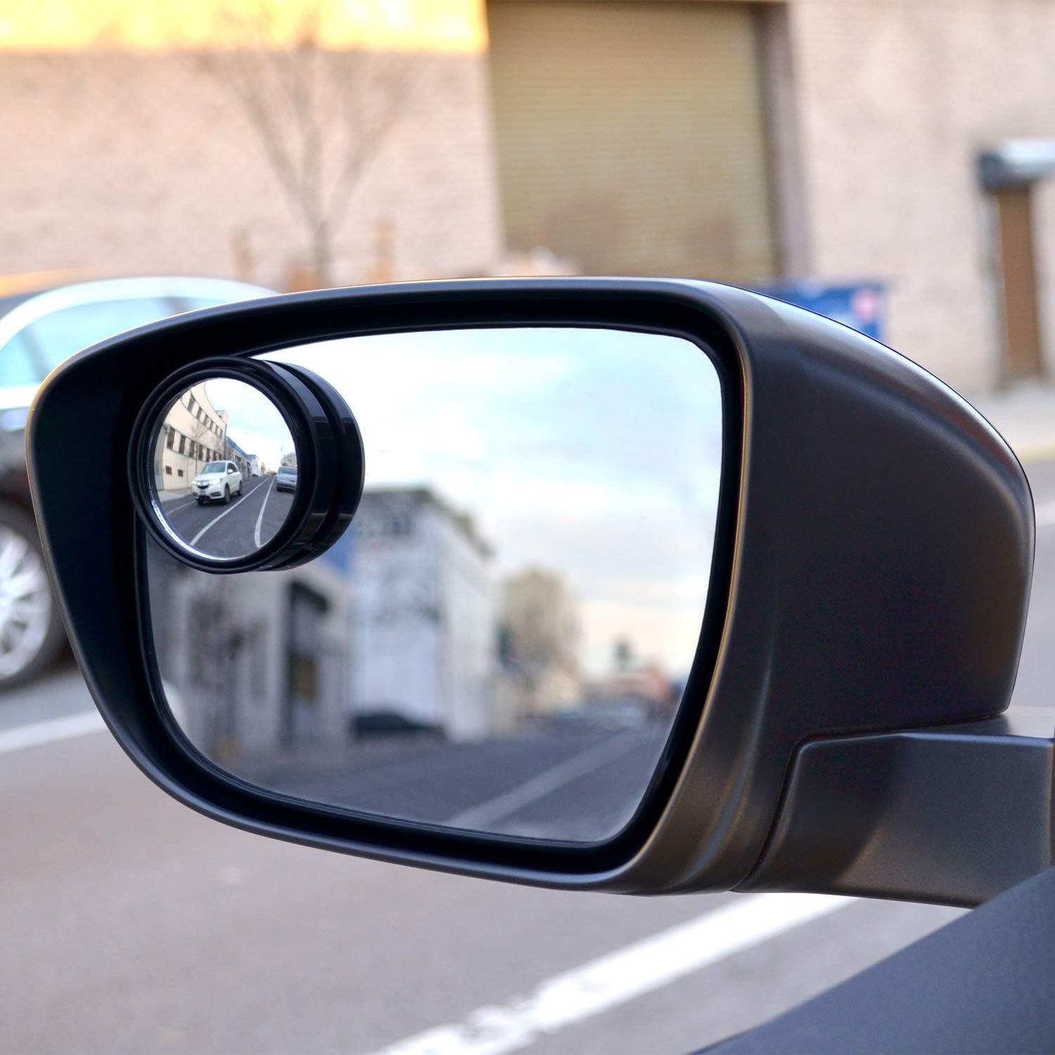 Car Blind Spot Mirror HD Glass – Frameless Round Convex Set of 2