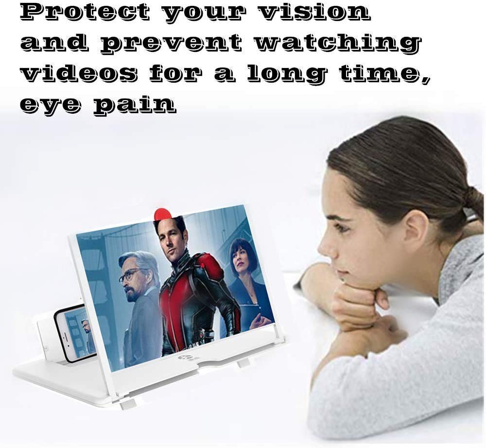 3D Mobile Phone Screen Magnifier & Video Amplifier for Eye Protection