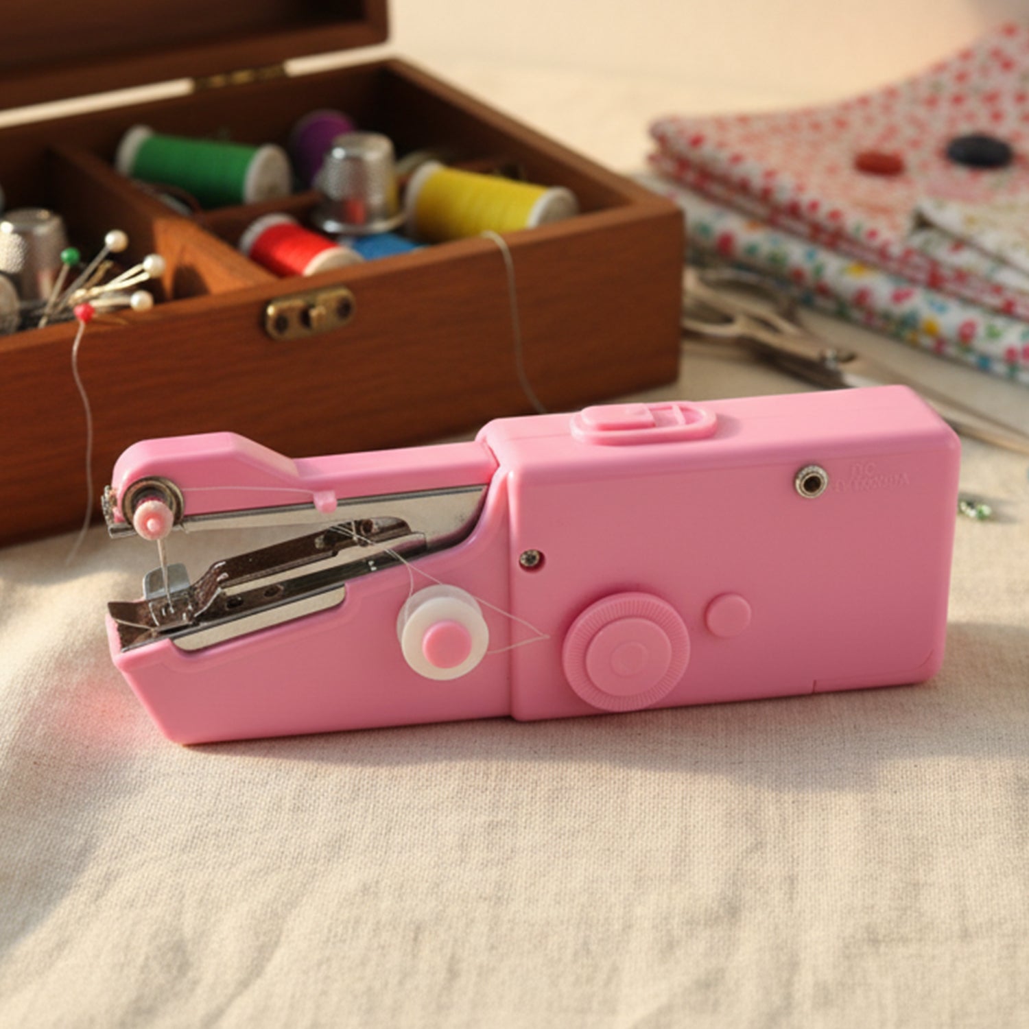 Portable Handheld Sewing Machine Kit for Quick Repairs & Travel